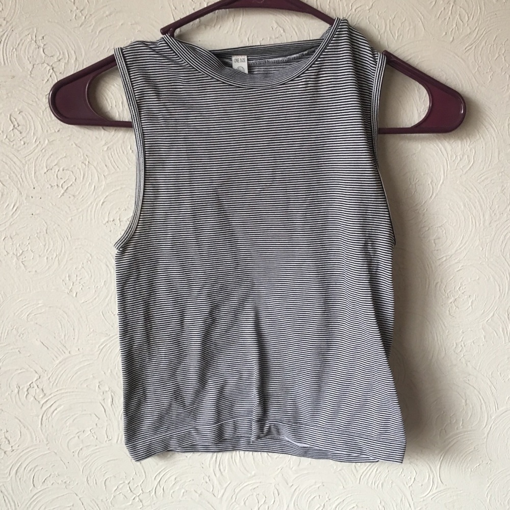 striped tank top